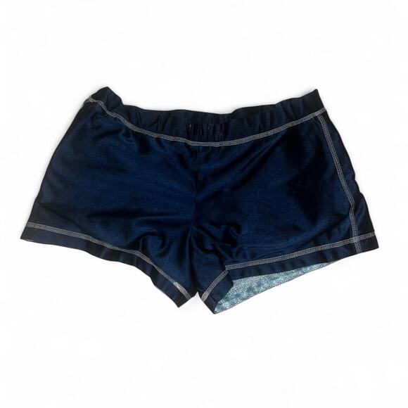 Blue angel satin shorts - Picture 2 of 2